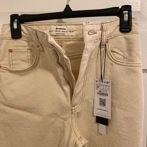 ASOS white flare jeans